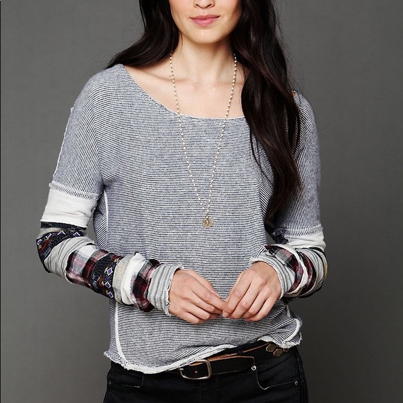 Free People Sweaters - We The Free Free People Patch Up Sweatshirt